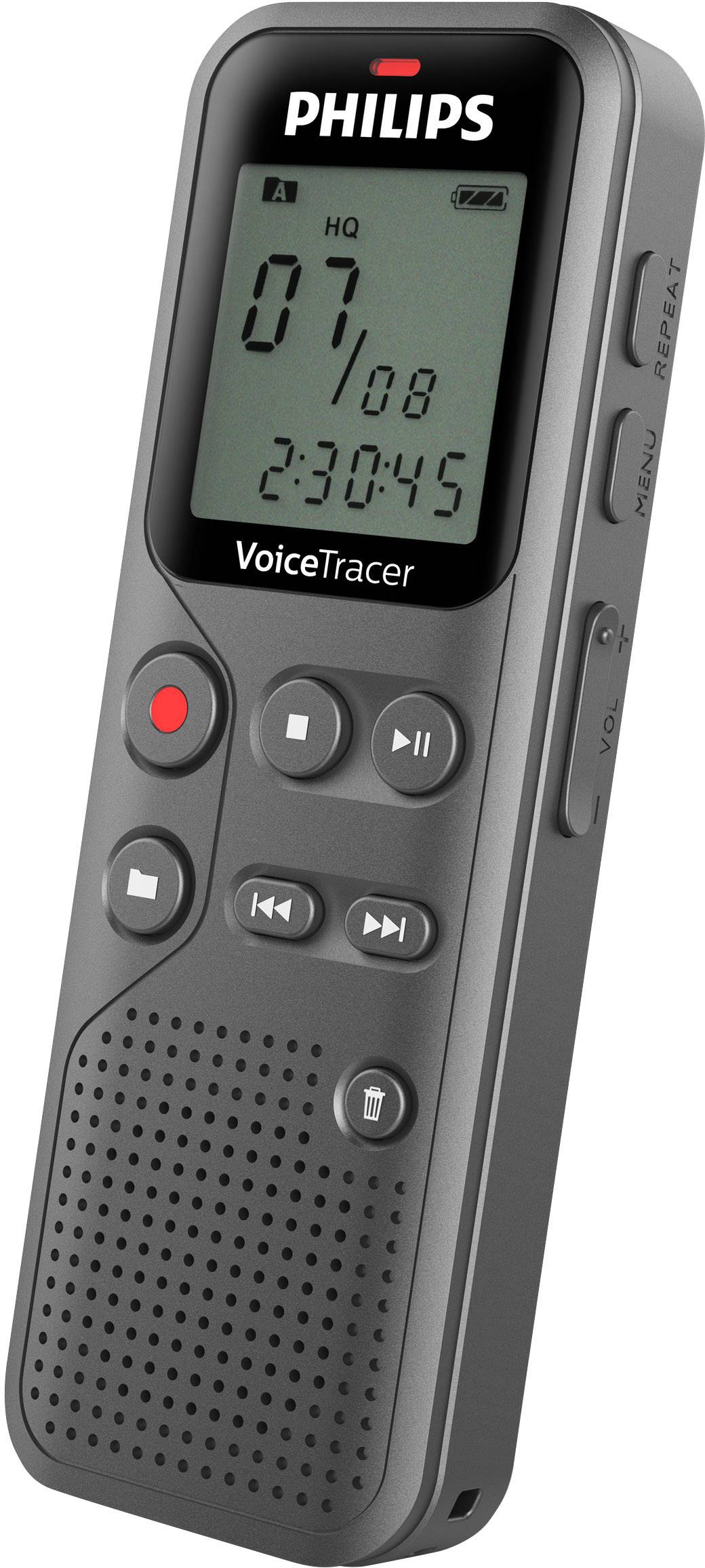 Philips DVT1110 Digitales Diktiergerät Aufzeichnungsdauer (max.) 23h Anthrazit