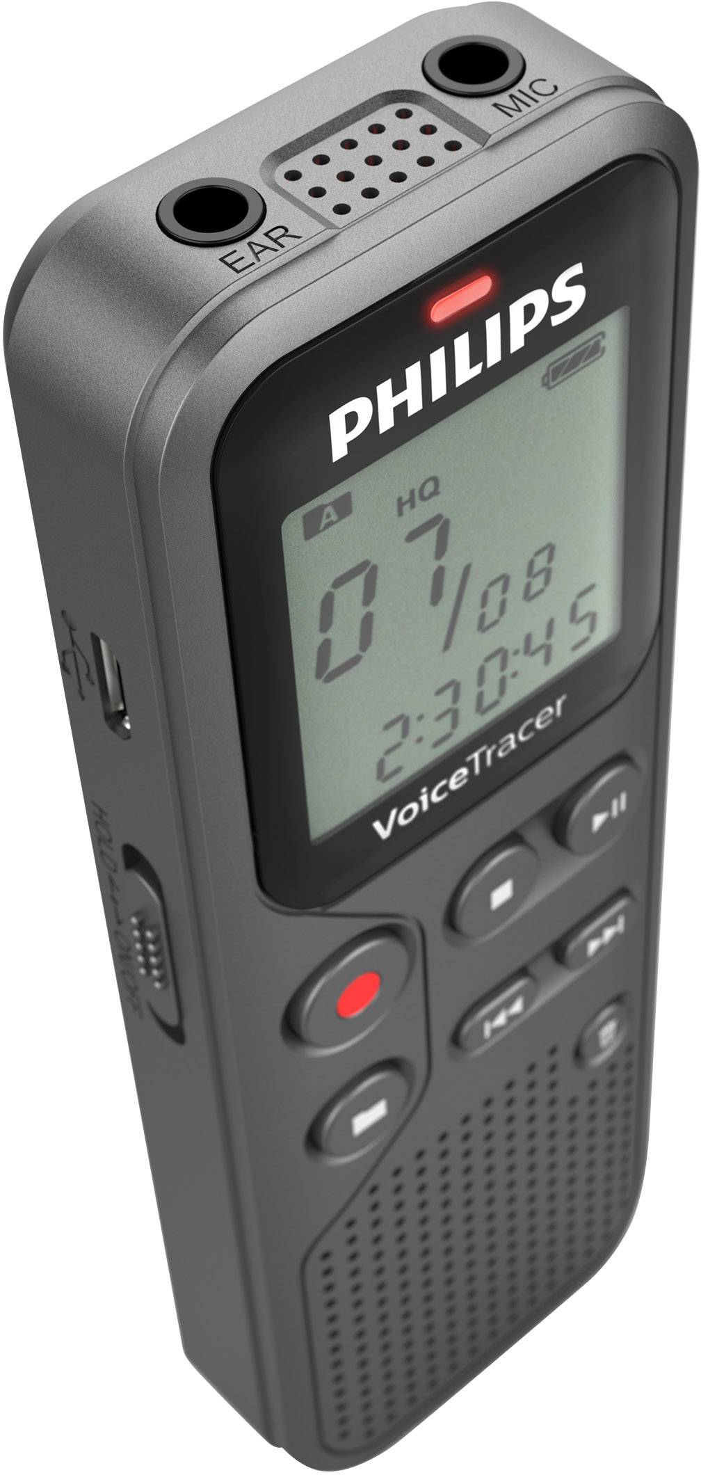 Philips DVT1110 Digitales Diktiergerät Aufzeichnungsdauer (max.) 23h Anthrazit