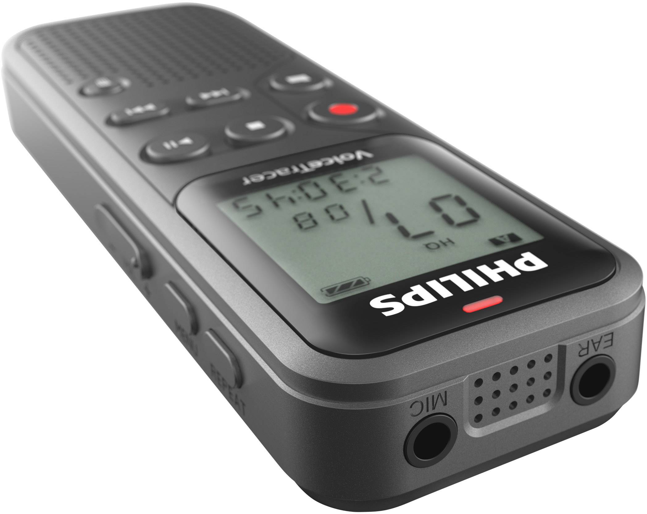 Philips DVT1110 Digitales Diktiergerät Aufzeichnungsdauer (max.) 23h Anthrazit