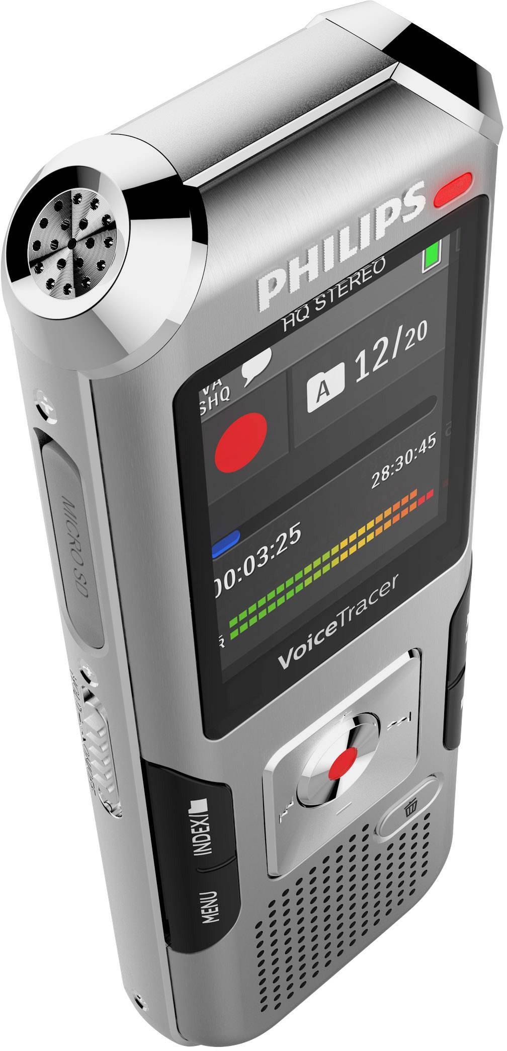 Philips DVT4010 Digitales Diktiergerät Aufzeichnungsdauer (max.) 2280 h Silber-Grau