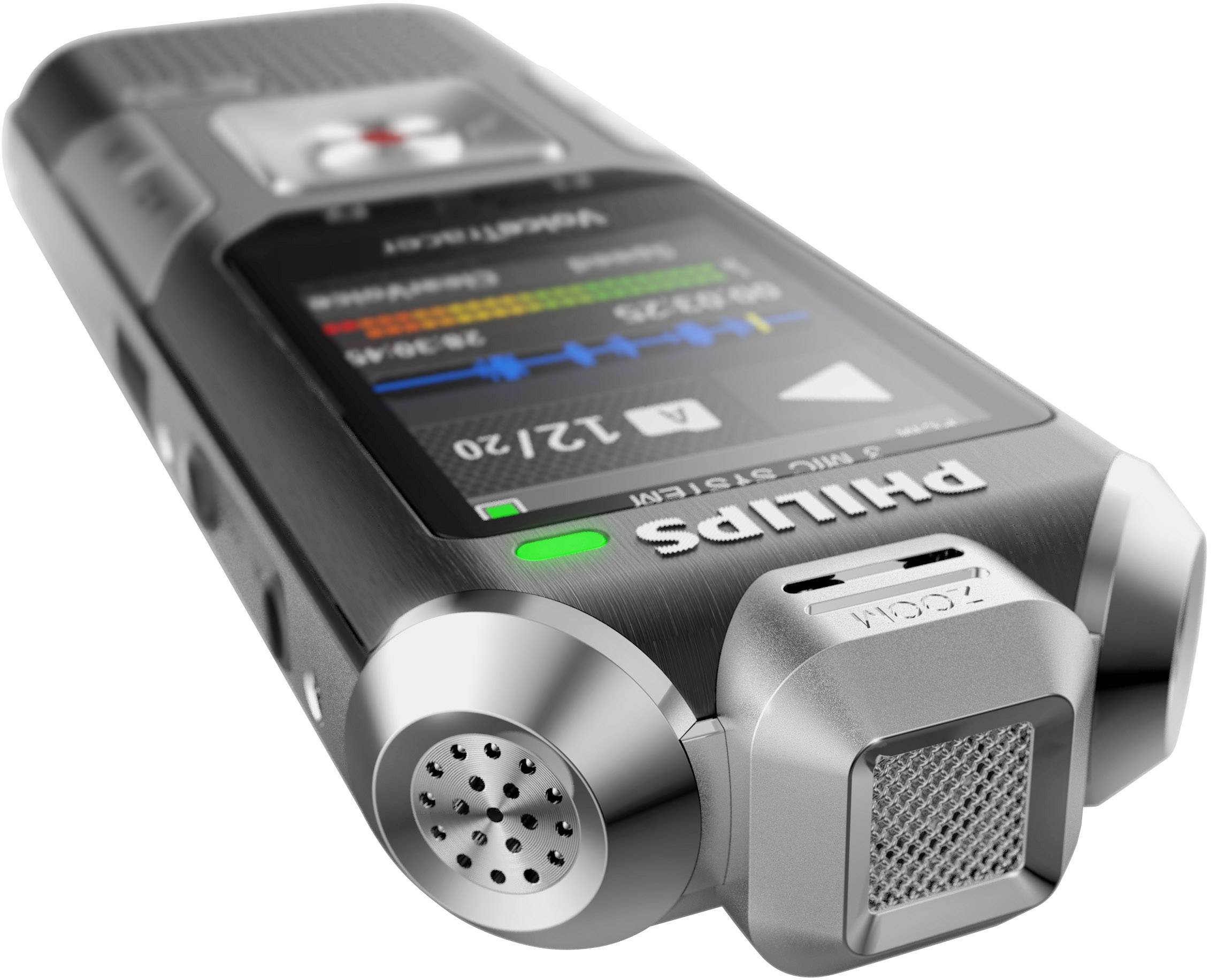 Philips DVT6010 Digitales Diktiergerät Aufzeichnungsdauer (max.) 2280h Silber-Grau