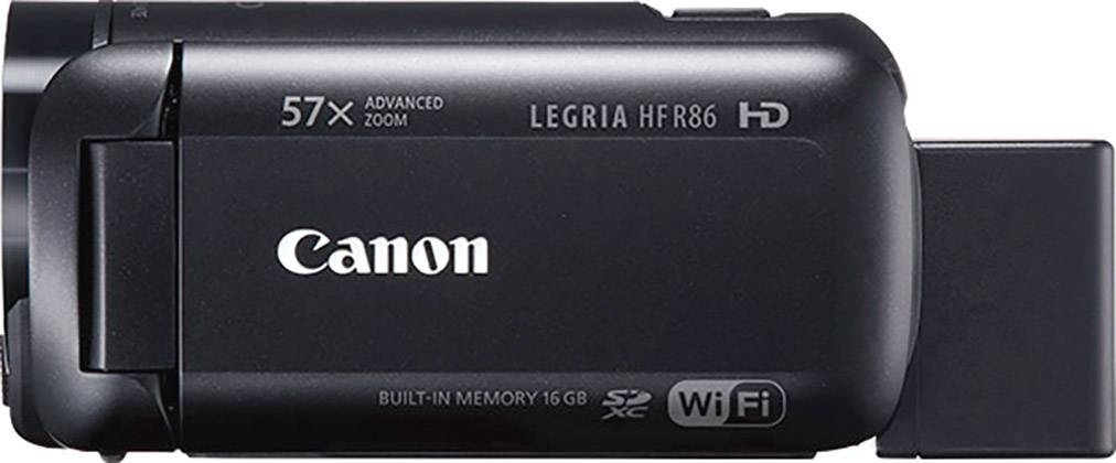 Canon HF-R86 Camcorder 7.6cm 3 Zoll 3.28 Megapixel Opt. Zoom: 32 x Schwarz