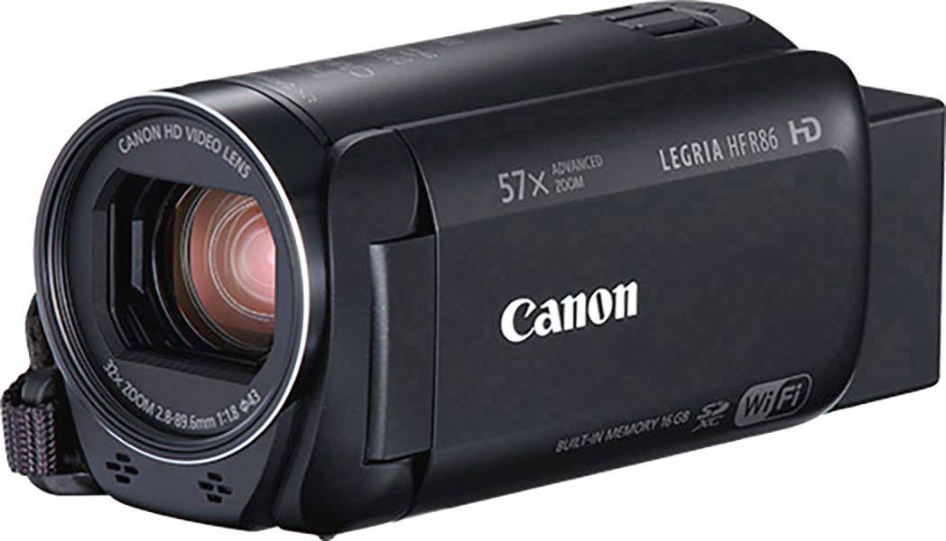 Canon HF-R86 Camcorder 7.6cm 3 Zoll 3.28 Megapixel Opt. Zoom: 32 x Schwarz