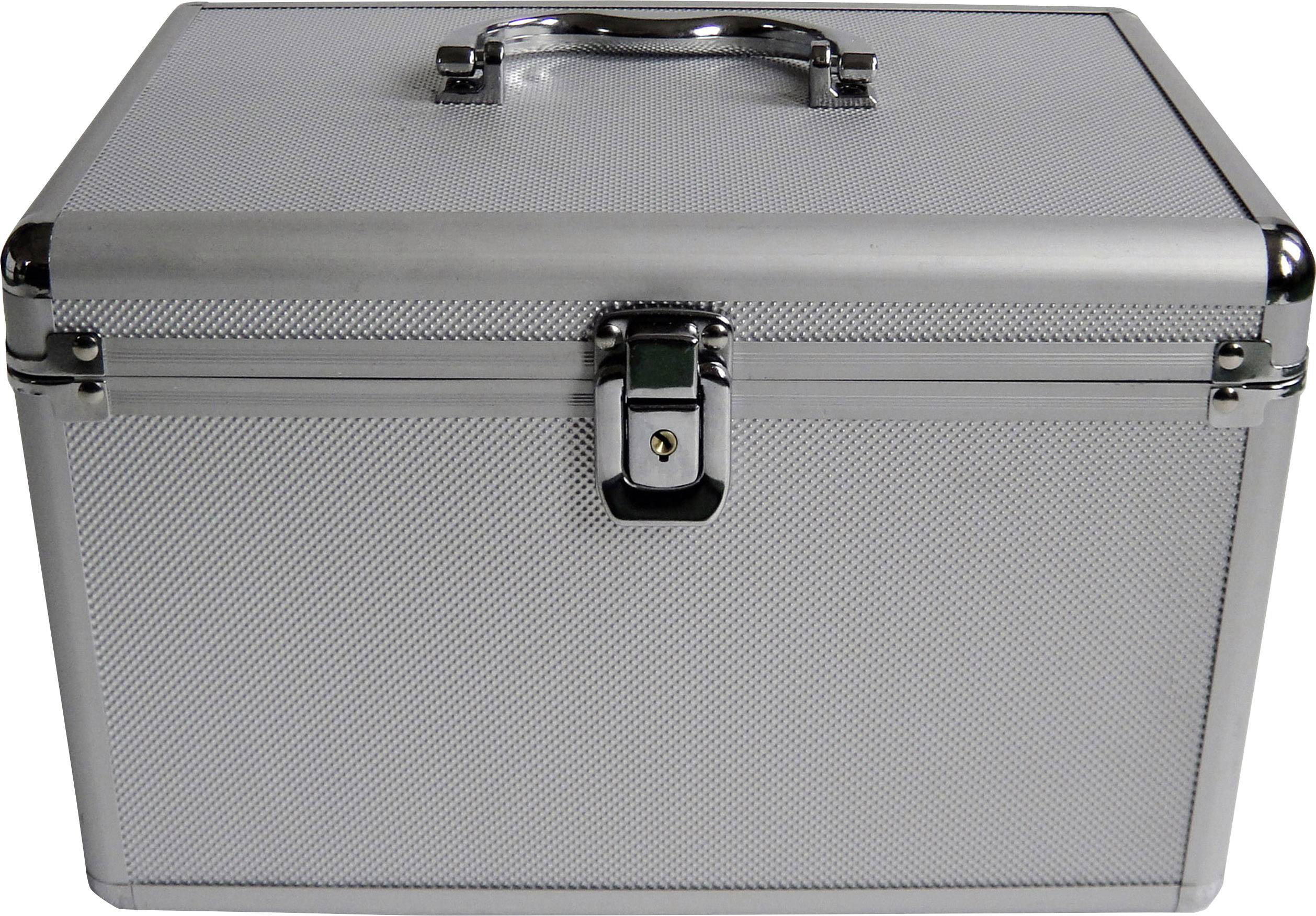 MediaRange CD Koffer 200 CDs/DVDs/Blu-rays Aluminium Silber 1 St. (B x H x T) 301 x 180 x 190mm BOX75