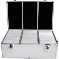 MediaRange CD Koffer 500 CDs/DVDs/Blu-rays Aluminium Silber 1 St. (B x H x T) 447 x 180 x 300 mm BO MediaRange CD Koffer 500 CDs/DVDs/Blu-rays Aluminium Silber 1 St. (B x H x T) 447 x 180 x 300 mm BO