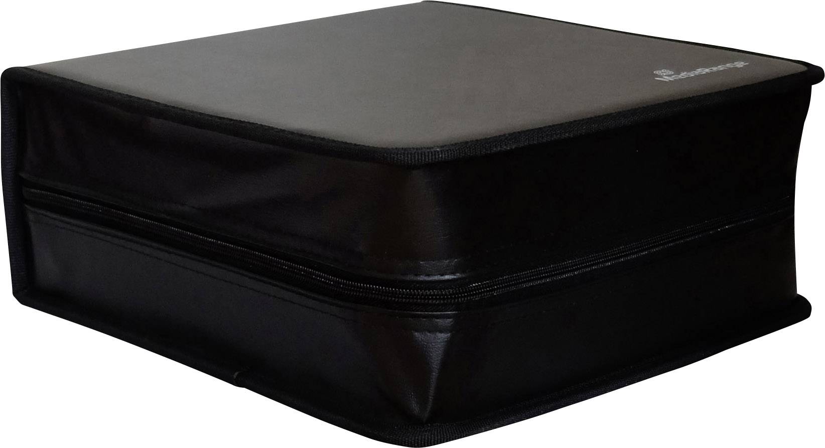 MediaRange CD Tasche 300 CDs/DVDs/Blu-rays Kunstleder Schwarz 1 St. (B x H x T) 314 x 134 x 312 mm BOX94