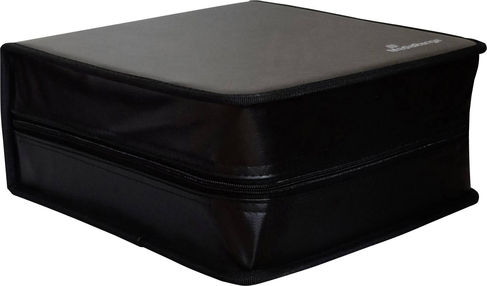 MediaRange CD Tasche 400 CDs/DVDs/Blu-rays Kunstleder Schwarz 1 St. (B x H x T) 314 x 149 x 312 mm BOX95