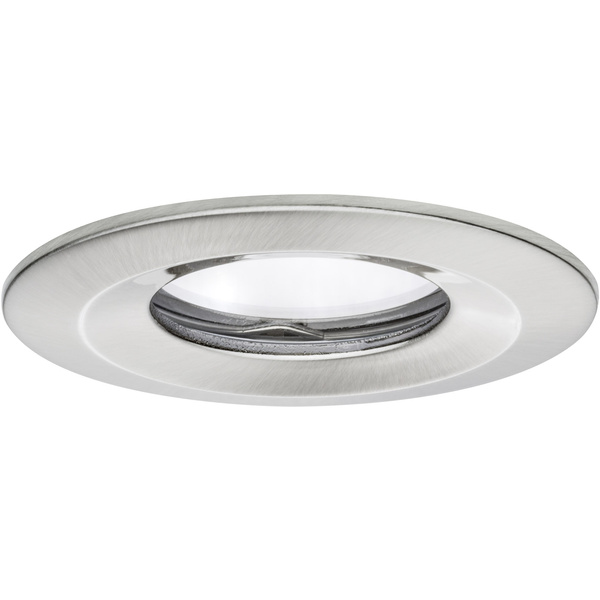 Spot LED encastrable pour salle de bains Paulmann 93882 N/A 6 W Coin Slim fer (brossé)