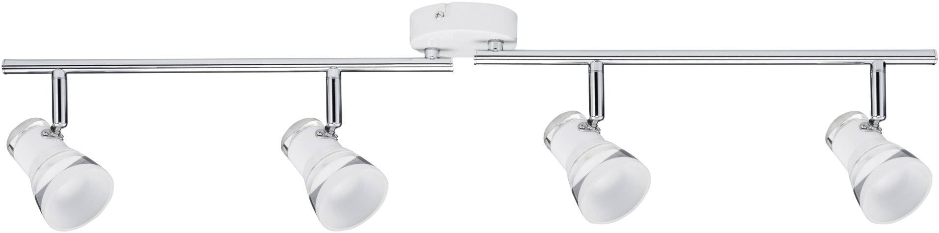 Paulmann Clear 66665 LED-Deckenstrahler 17.2W Warmweiß Chrom, Weiß (matt)