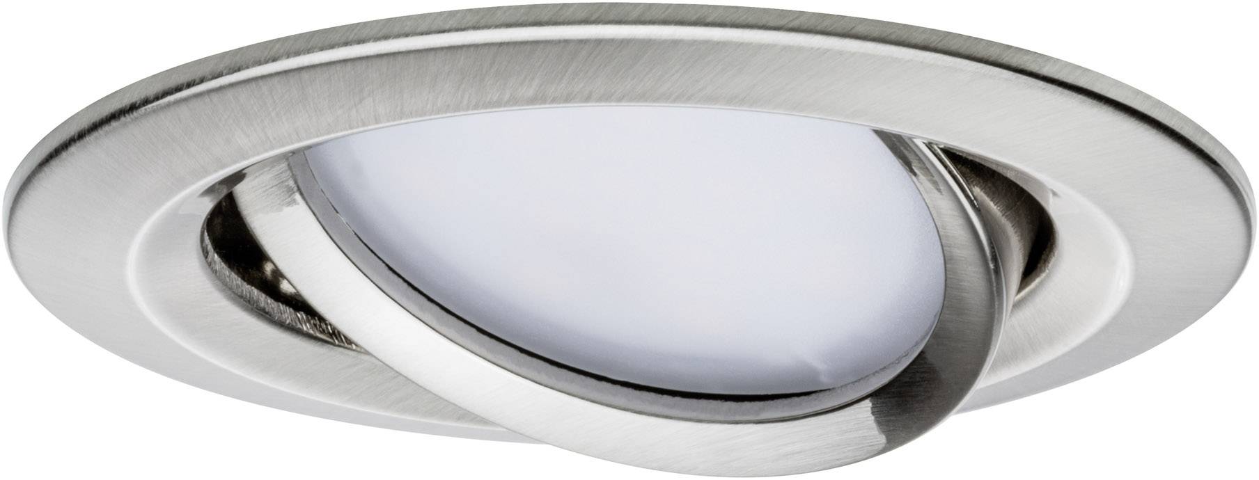 Paulmann 93877 Coin Slim LED-Einbauleuchte LED LED fest eingebaut 6W Eisen (gebürstet)