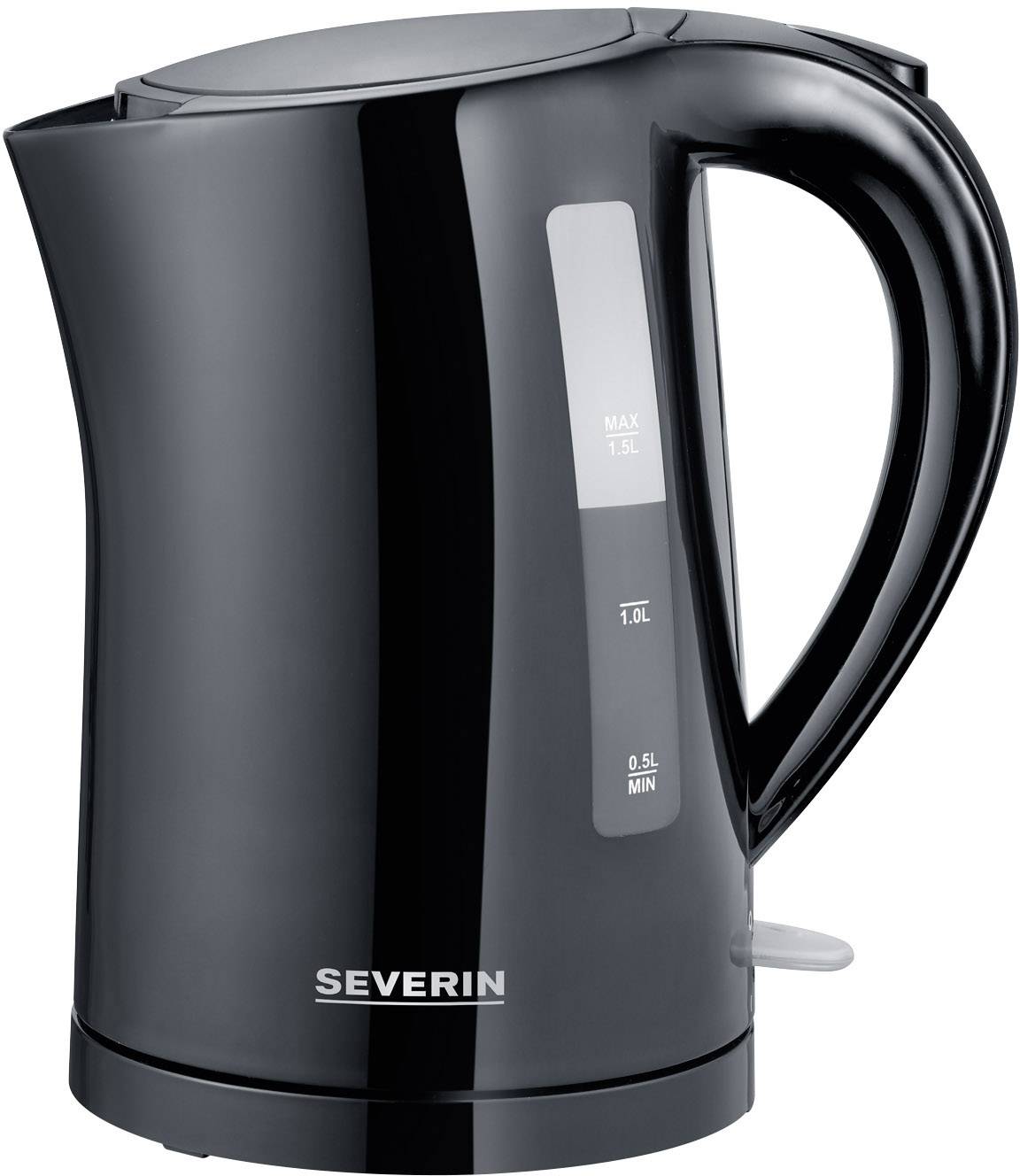 Severin WK 3498 Wasserkocher Wasserkocher Schwarz Fassungsvermögen: 1.5 l