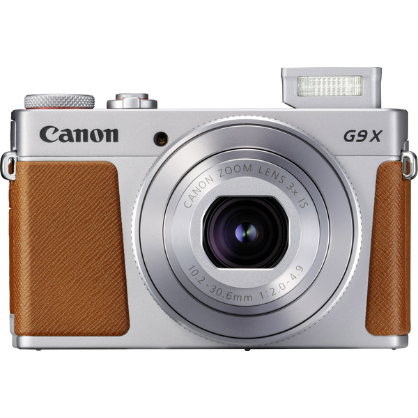 Canon G9 X Mark II Appareil photo numérique 20.9 Mill. pixel argent vidéo Full HD, GPS, Bluetooth