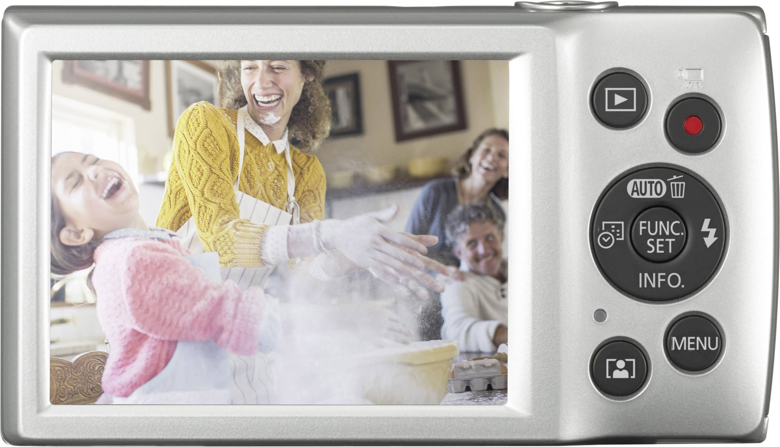 Canon IXUS 185 Digitalkamera 20 Megapixel Opt. Zoom: 8 x Silber