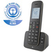 Telekom Sinus A207 DECT/GAP Téléphone sans fil fonction mains libres, répondeur téléphonique noir