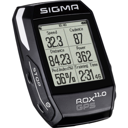 Sigma ROX 11.0 GPS Basic noir Fahrradcomputer, kabellos Codierte Übertragung