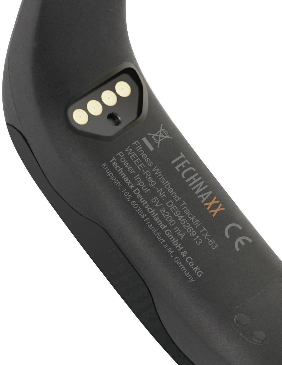 Technaxx Fitness-Tracker Uni Schwarz