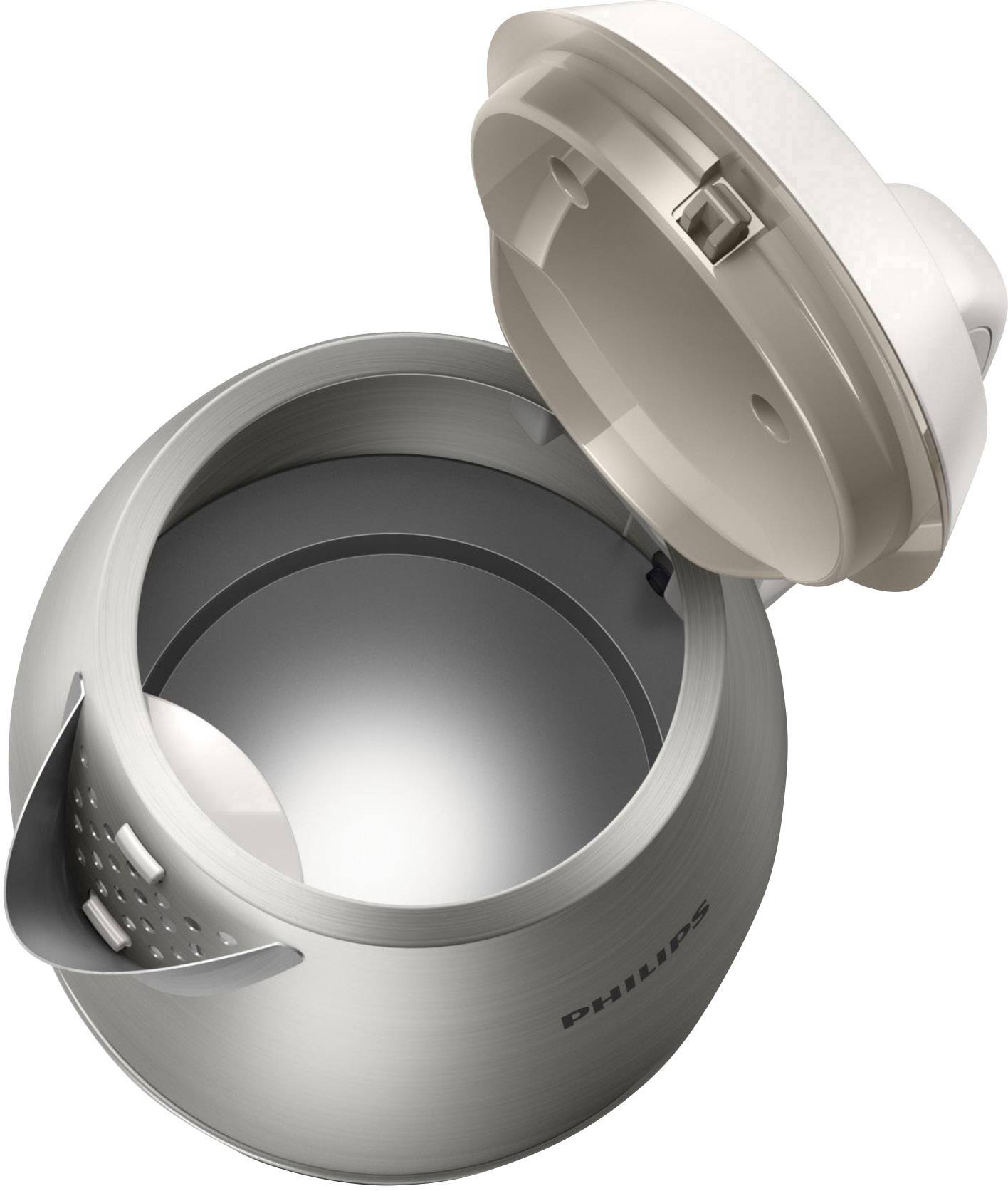 Philips HD9305/00 Wasserkocher schnurlos Edelstahl, Weiß