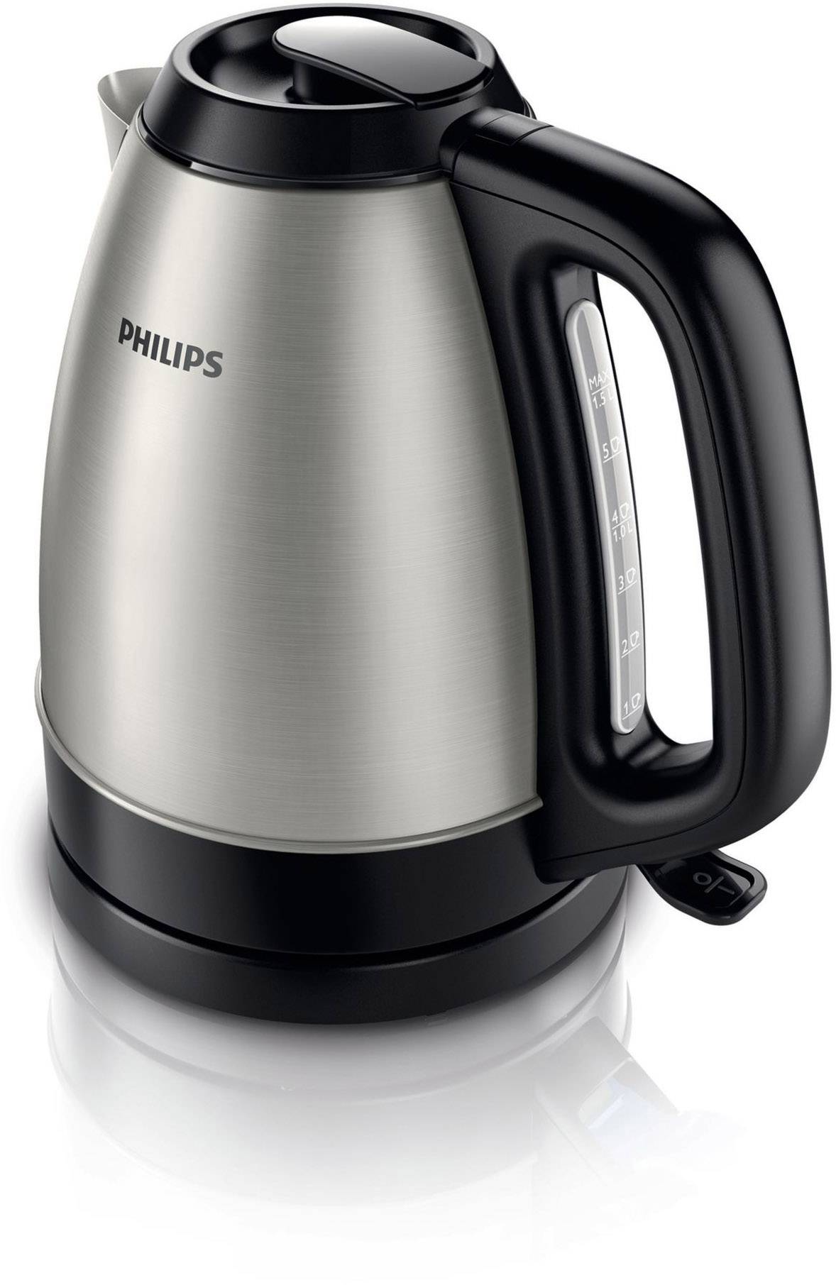 Philips HD9305/20 Wasserkocher schnurlos Edelstahl, Schwarz