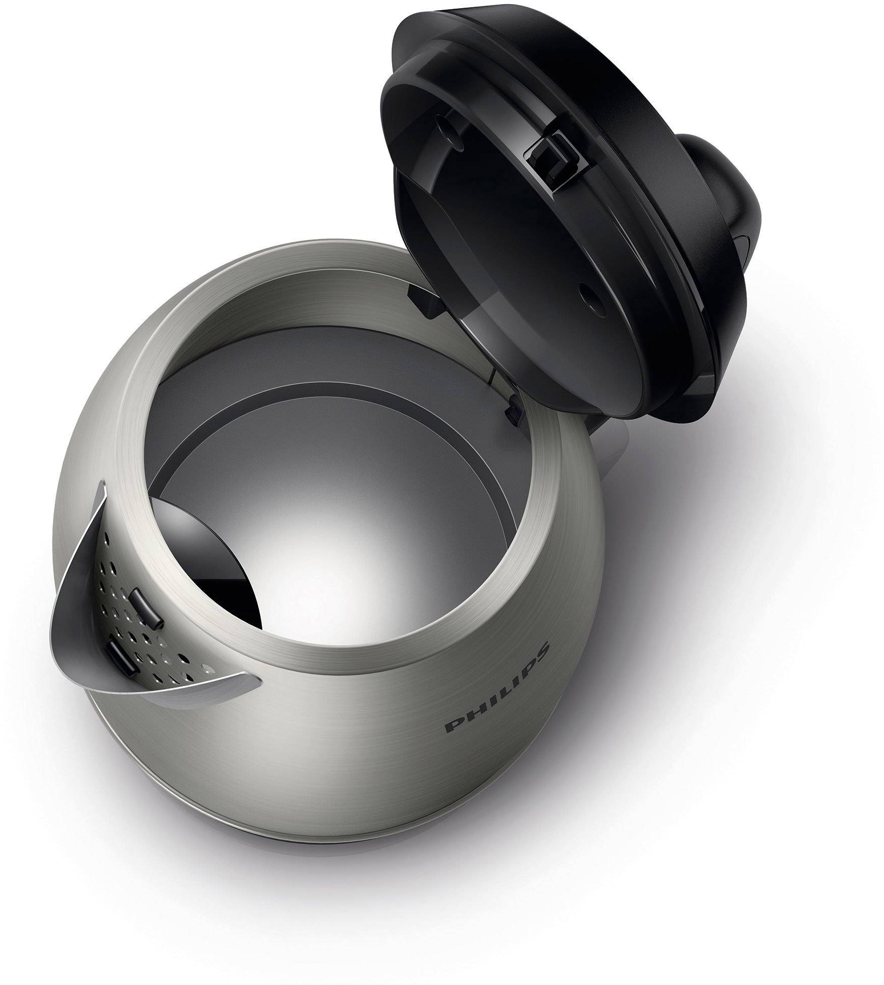 Philips HD9305/20 Wasserkocher schnurlos Edelstahl, Schwarz