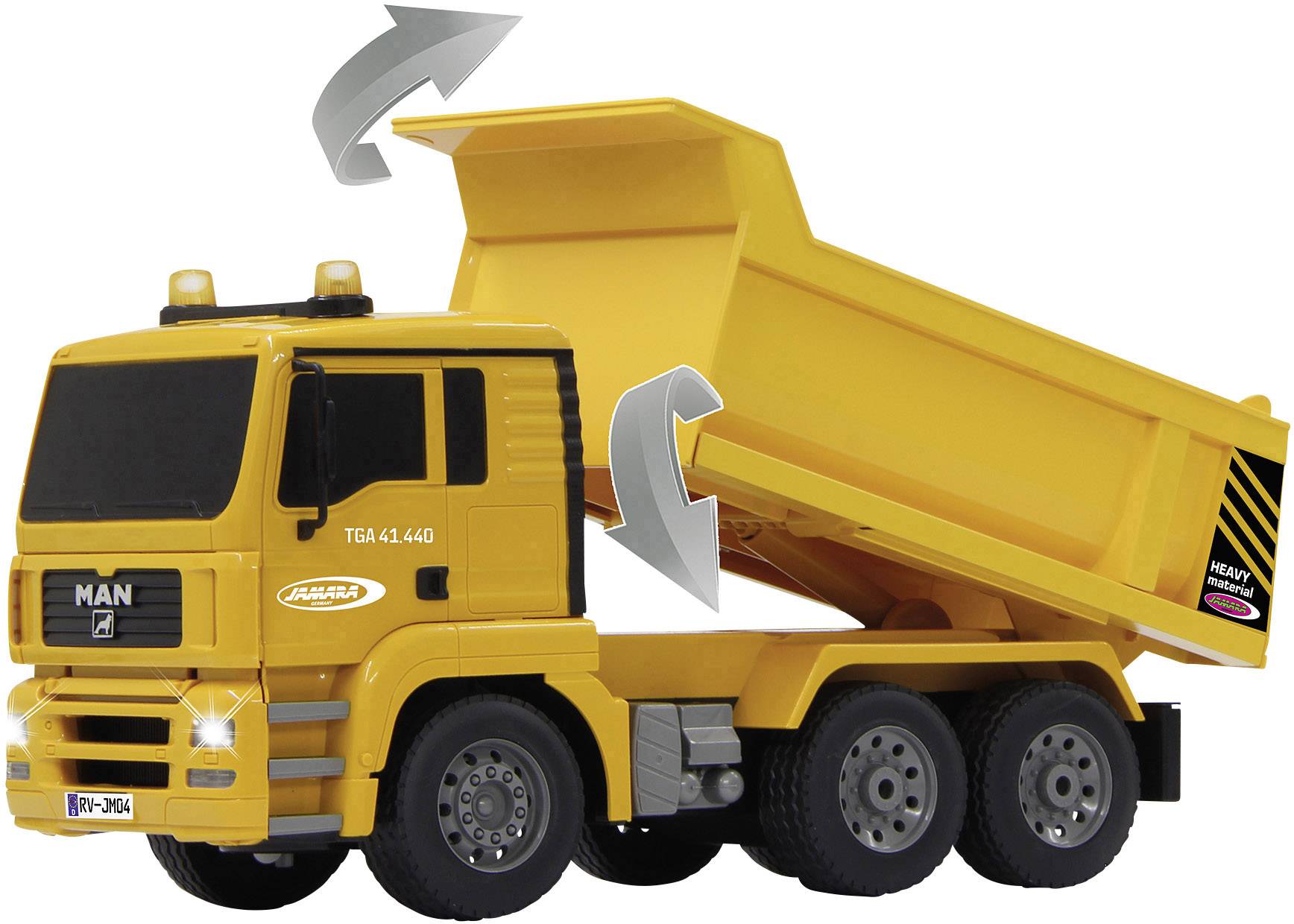 Jamara Muldenkipper 1:20 RC Einsteiger Funktionsmodell Baufahrzeug
