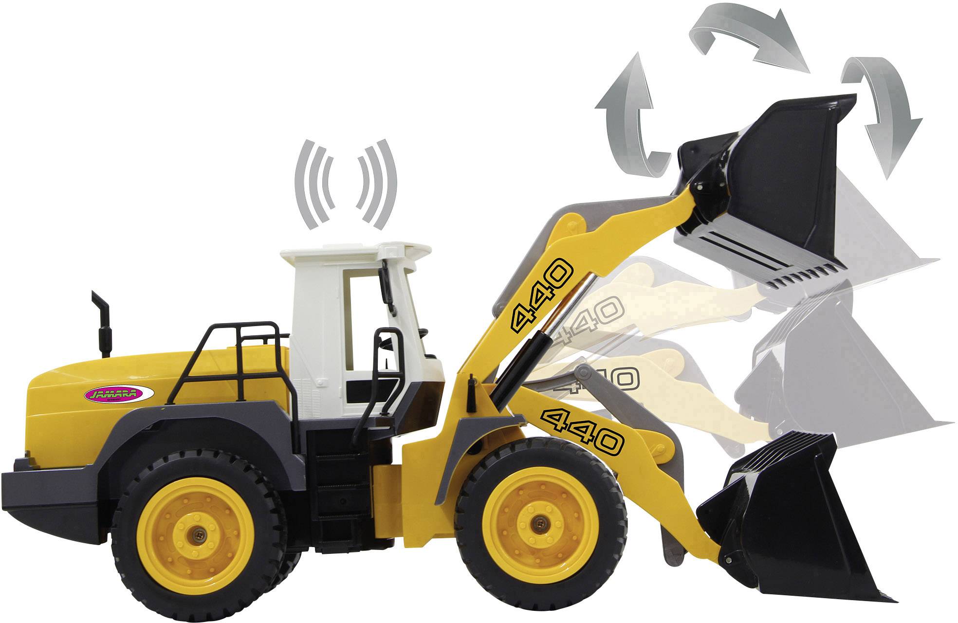 Jamara Radlader 440 1:20 RC Einsteiger Funktionsmodell Baufahrzeug