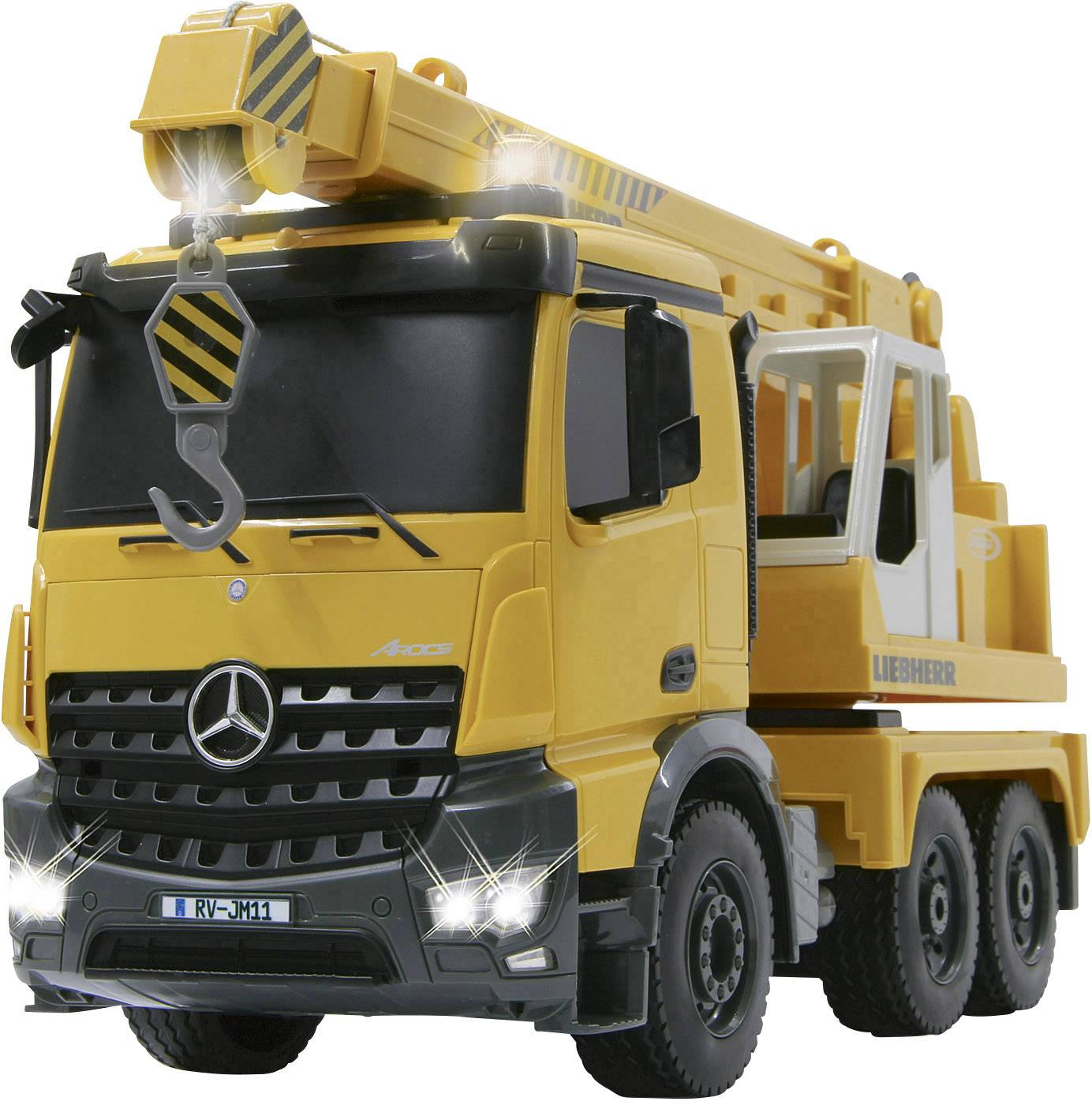 Jamara Schwerlastkran Mercedes Liebherr 1:20 RC Einsteiger Funktionsmodell Baufahrzeug