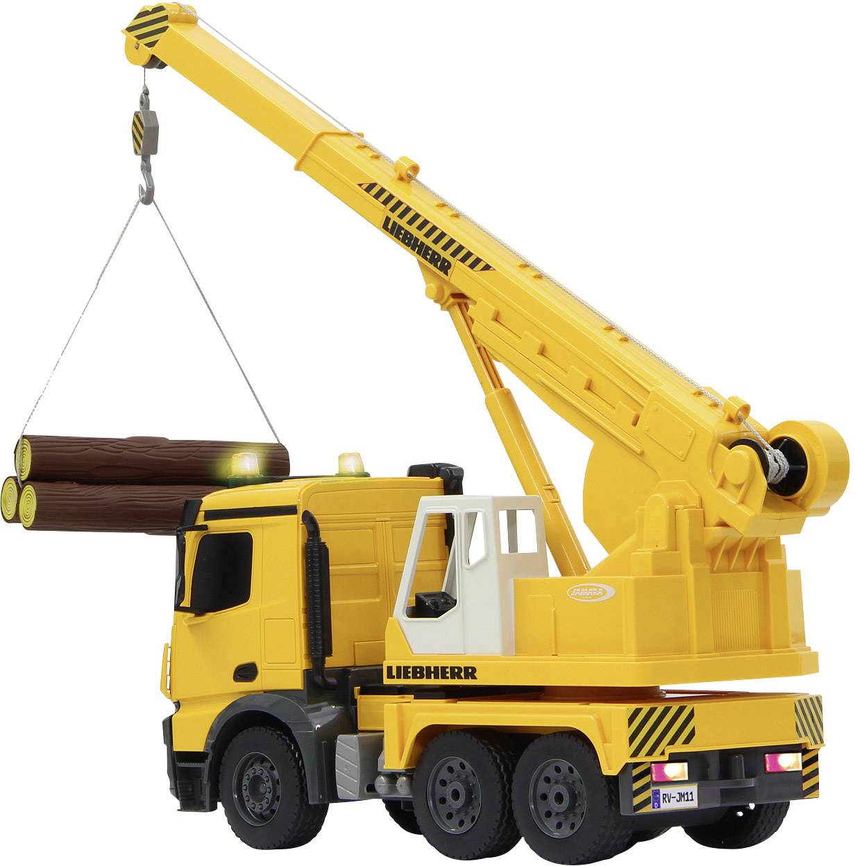 Jamara Schwerlastkran Mercedes Liebherr 1:20 RC Einsteiger Funktionsmodell Baufahrzeug