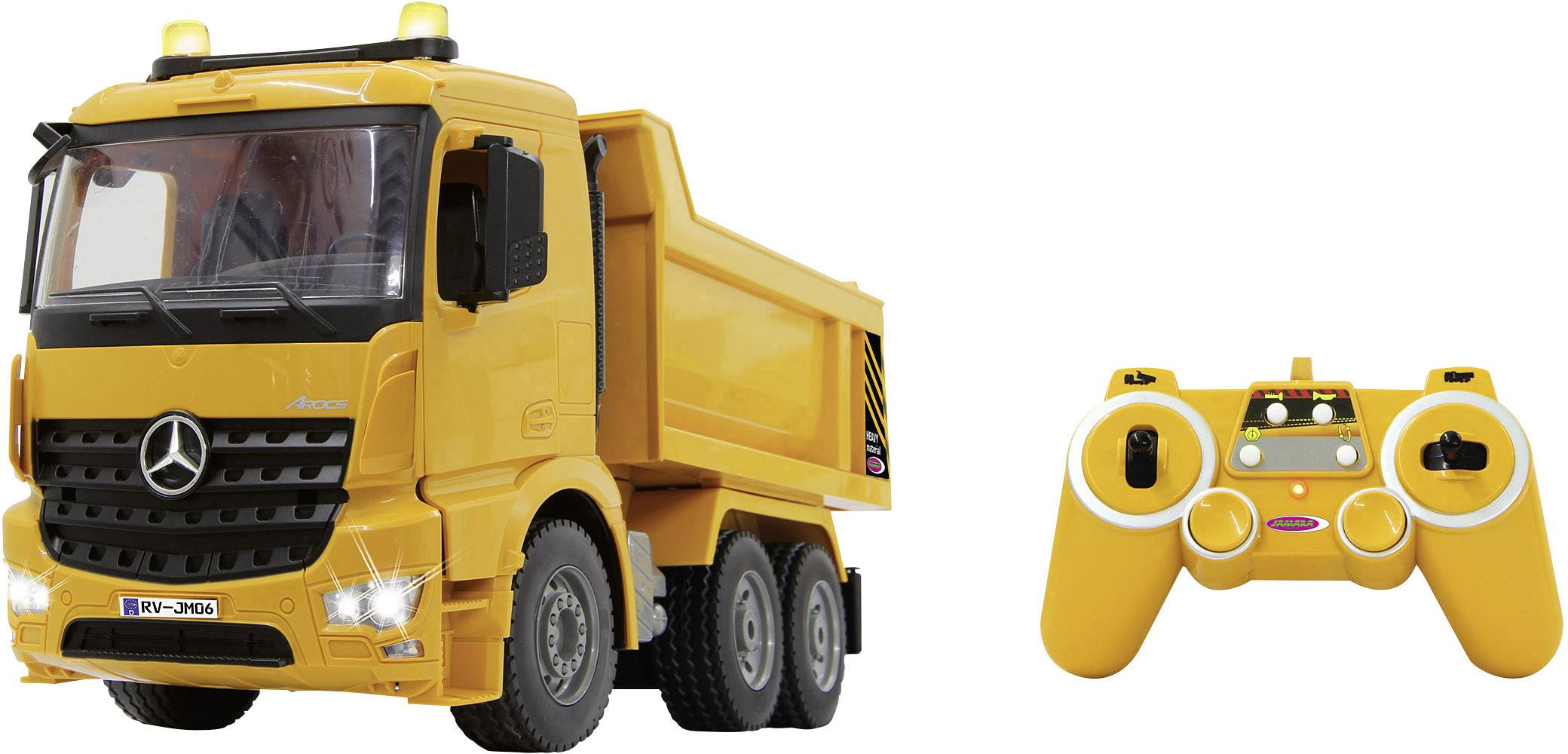 Jamara Muldenkipper Arocs 1:20 RC Einsteiger Funktionsmodell Baufahrzeug