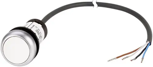 Eaton 185673 C22-D-W-K10-P62 Drucktaster flach Weiß 1 St.