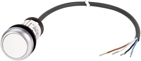 Eaton 185673 C22-D-W-K10-P62 Drucktaster flach Weiß 1St.