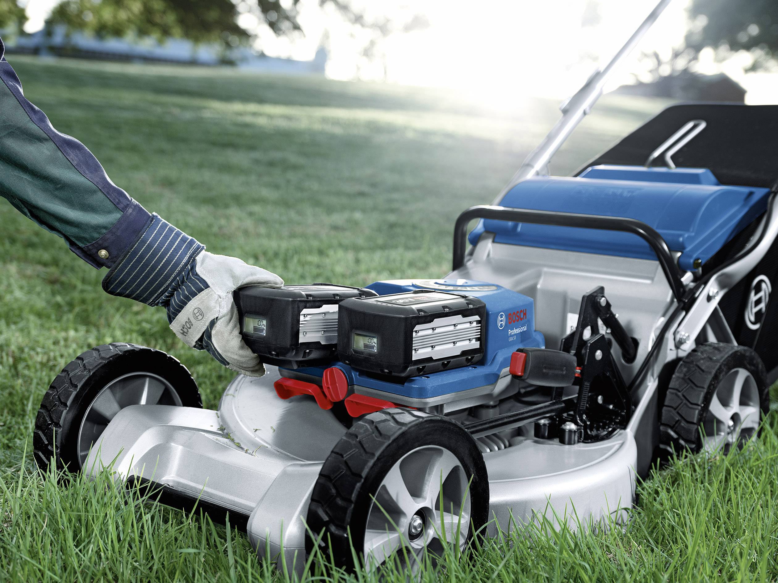 bosch professional rasenmäher akku