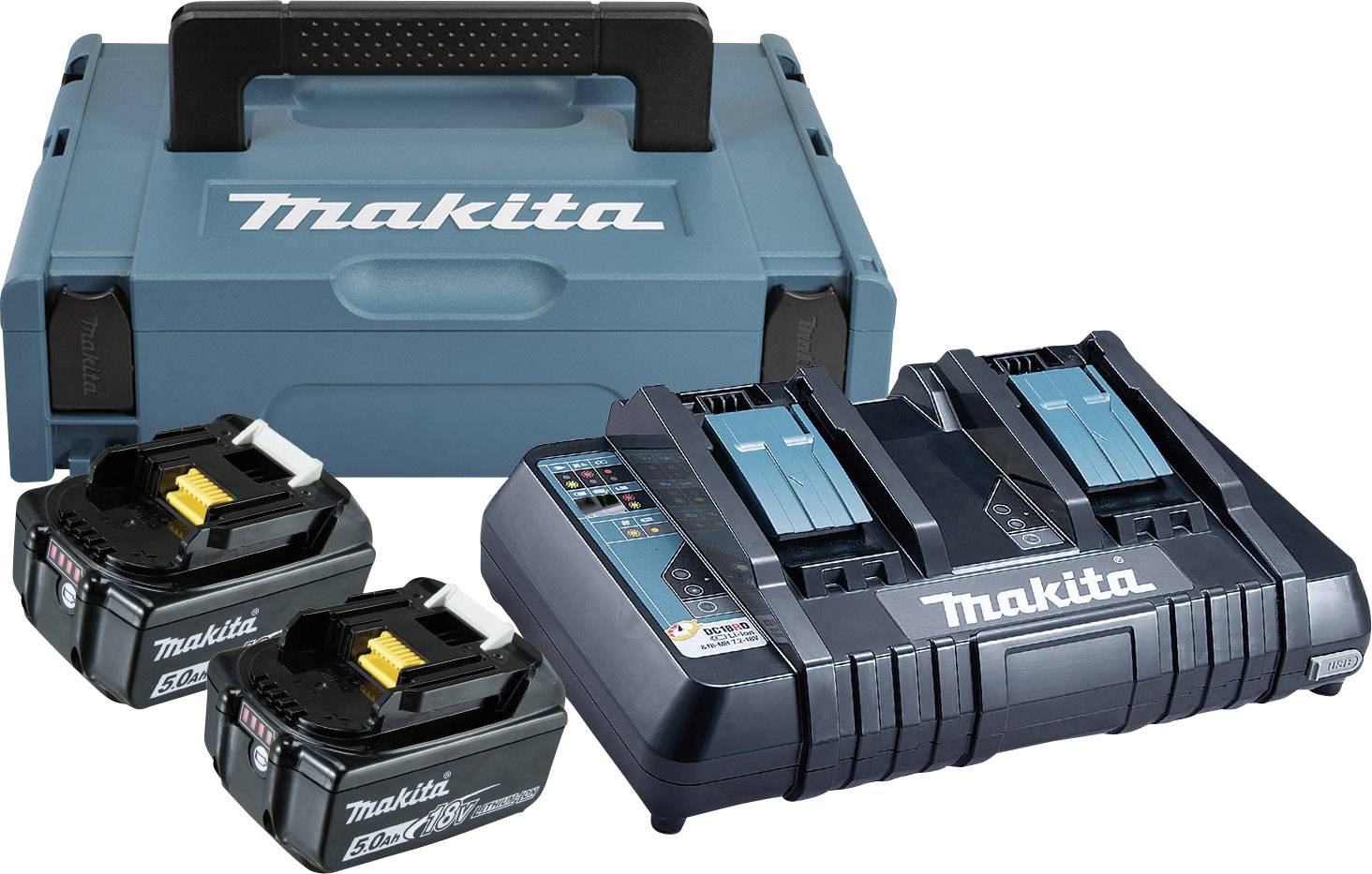 Makita 197629-2 197629-2 Werkzeug-Akku 18 V 5 Ah Li-Ion