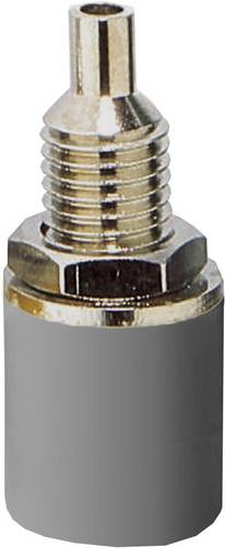 BKL Electronic 072311 Laborbuchse Buchse, Einbau vertikal Stift-Ø: 4 mm Grau