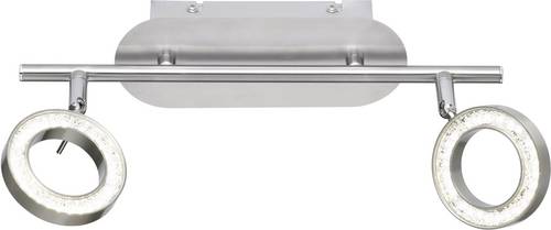 WOFI Naomi 7008.02.54.6000 LED-Deckenstrahler 10W Warm-Weiß Nickel (matt), Chrom