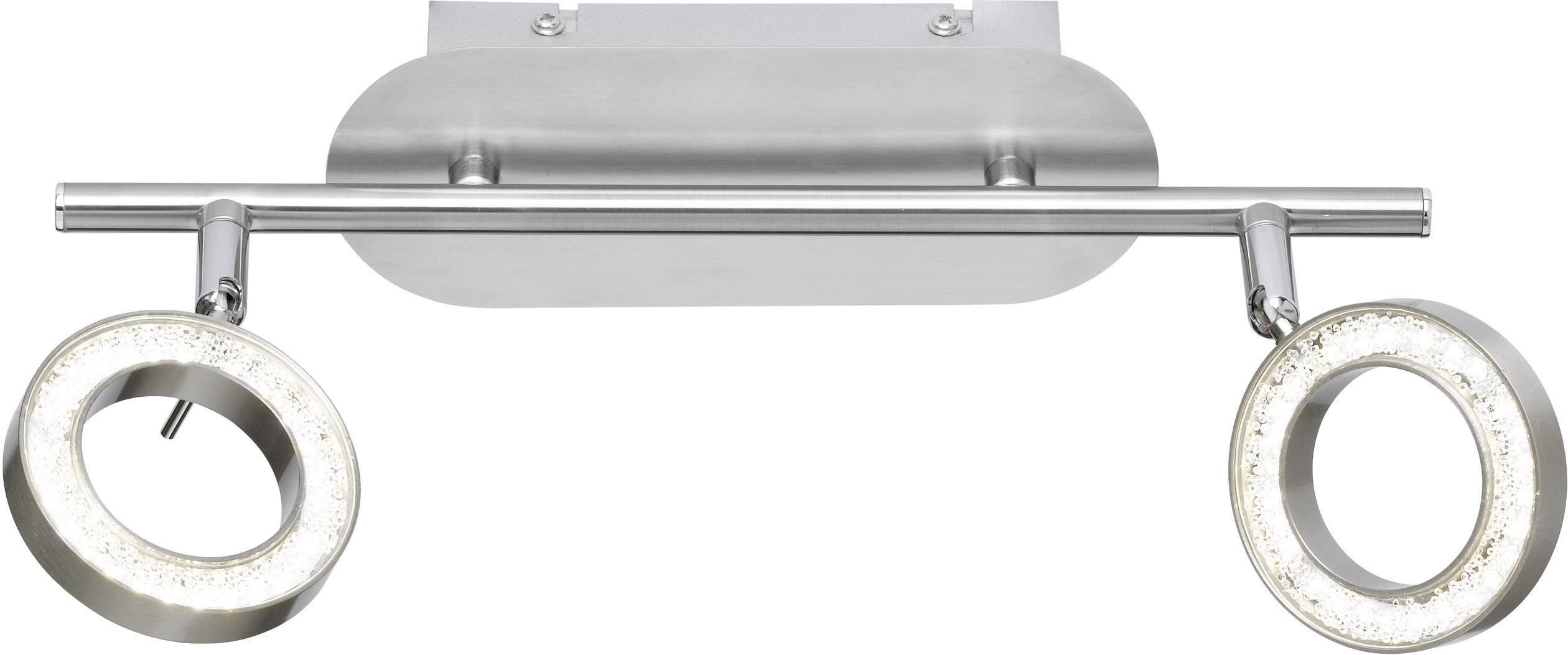 WOFI Naomi 7008.02.54.6000 LED-Deckenstrahler 10 W Warmweiß Nickel (matt), Chrom
