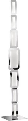 WOFI Saga 3526.07.01.6000 LED-Stehlampe 30W Warm-Weiß Chrom