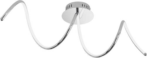 WOFI Unique 9077.01.01.6000 LED-Deckenleuchte Chrom 27W Warm-Weiß Dimmbar