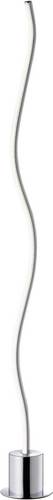 WOFI Linee 3194.01.01.6850 LED-Stehlampe 8.5W Warm-Weiß Chrom