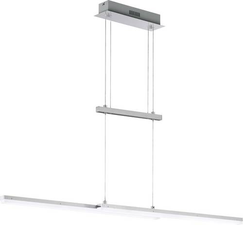 WOFI 7206.02.64.6000 LED-Pendelleuchte 24W Tageslicht-Weiß Nickel (matt)