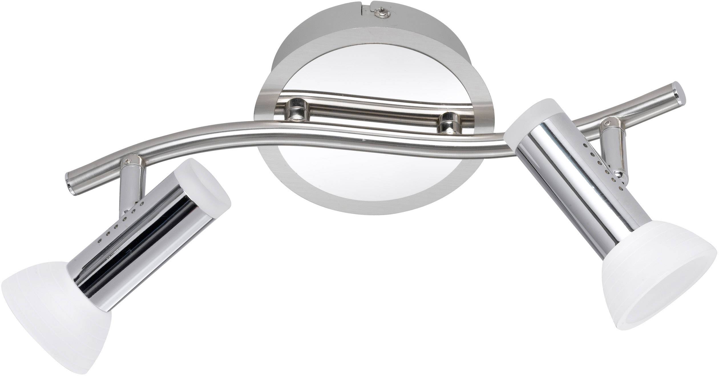 WOFI Lana 4250.04.54.6000 LED-Deckenstrahler 8 W Nickel (matt), Chrom
