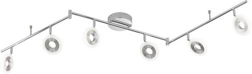 WOFI Divina 9280.06.54.6000 LED-Deckenstrahler 25.2W Warm-Weiß Nickel (matt), Chrom