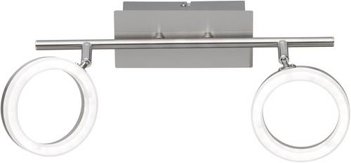 WOFI Scarlett 7295.02.64.6000 LED-Deckenstrahler 9W Warm-Weiß Nickel (matt)