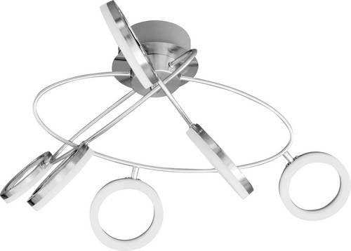 WOFI Scarlett 9295.06.64.6100 LED-Deckenstrahler 27W Warm-Weiß Nickel (matt)