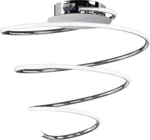 WOFI Soller 9515.01.01.6000 LED-Deckenleuchte Chrom 30W Warm-Weiß Dimmbar