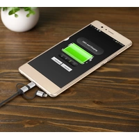 Renkforce USB-Kabel USB 2.0 USB-A Stecker, USB-C® Stecker, USB-Micro-B Stecker, Apple Lightning Stecker 1.00m Dunkelgrau Renkforce USB-Kabel USB 2.0 USB-A Stecker, USB-C® Stecker, USB-Micro-B Stecker, Apple Lightning Stecker 1.00m Dunkelgrau