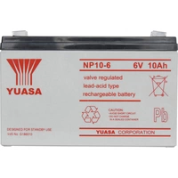 Yuasa NP10-6 NP10/6 Bleiakku 6V 10Ah Blei-Vlies (AGM) (B x H x T) 151 x 97.5 x 50mm Flachstecker 4.8mm Wartungsfrei Yuasa NP10-6 NP10/6 Bleiakku 6V 10Ah Blei-Vlies (AGM) (B x H x T) 151 x 97.5 x 50mm Flachstecker 4.8mm Wartungsfrei