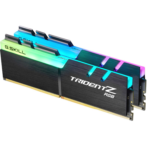 G.Skill TridentZ RGB Mémoire pour PC DDR4 16 GB 2 x 8 GB non-ECC 3200 MHz DIMM 288 broches CL16-18-18-38 F4-3200C16D-16GTZR