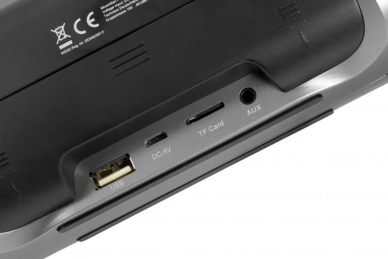 Technaxx PowerBank Soundstation BT-X16 Bluetooth® Lautsprecher AUX, FM Radio, Freisprechfunktion, SD Schwarz