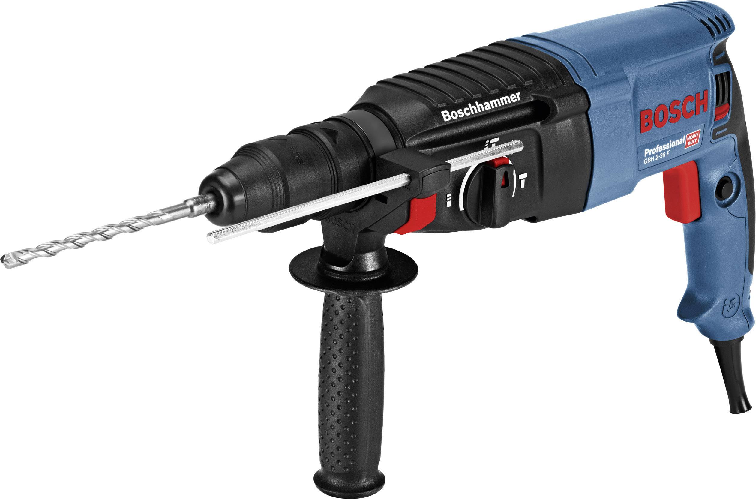 Bosch Professional GBH 2-26 F SDS-Plus-Bohrhammer 830 W mit Zubehör, inkl. Koffer