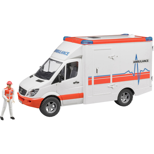 bruder MB Sprinter Ambulanz mit Fahrer